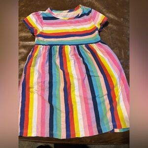 Wonder nation striped rainbow dress 4T